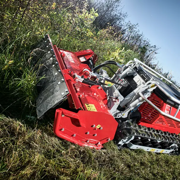 Timan Maaier Gras en Struiken Hellingen