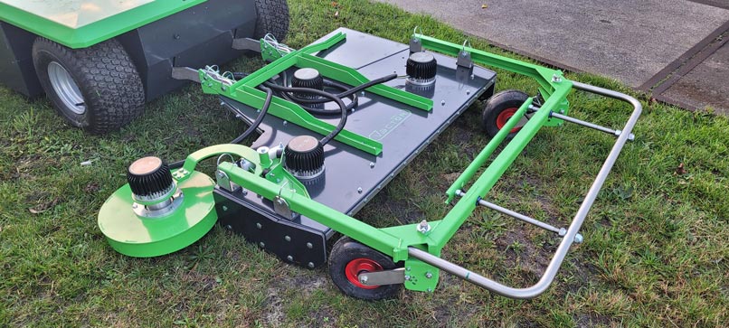 Tool carrier with obstacle mower