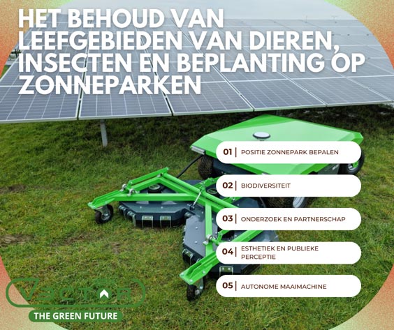 Grasonderhoud op zonneparken | Biodiversiteit Zonneparken met Autonome Maaimachine | Vector Machines