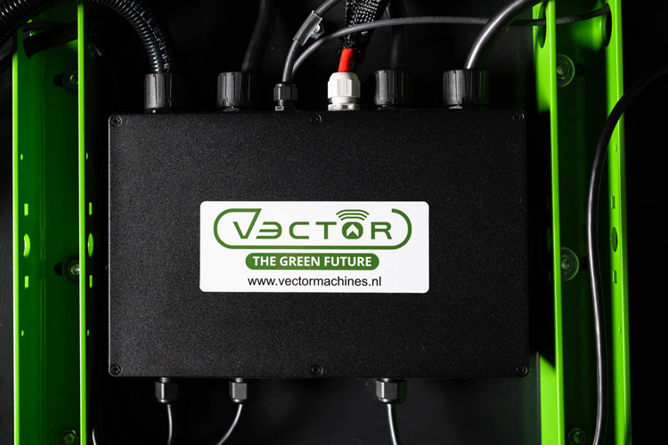 Computer hardware autonome maairobot Vector zonnepark autonomie